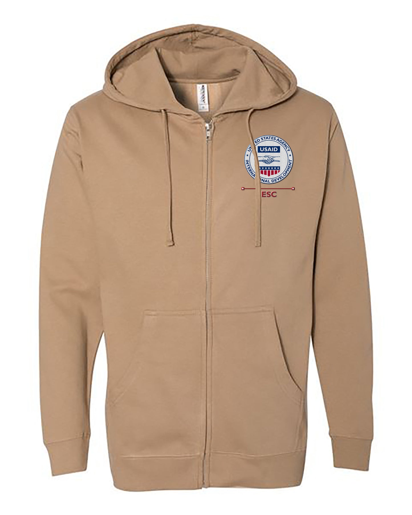 USAID Embroidered Hoodie: Eastern and Southern Caribbean