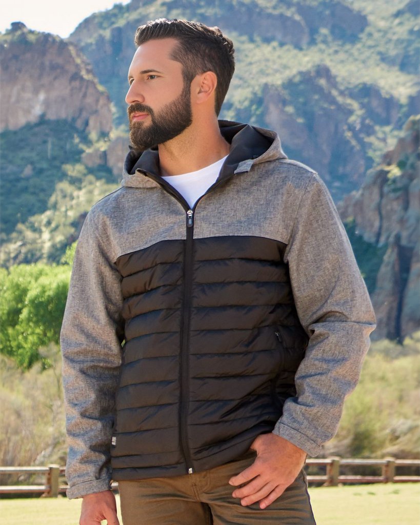 Dry Duck® Pinnacle Puffer Jacket, Embroidered Gray Seal