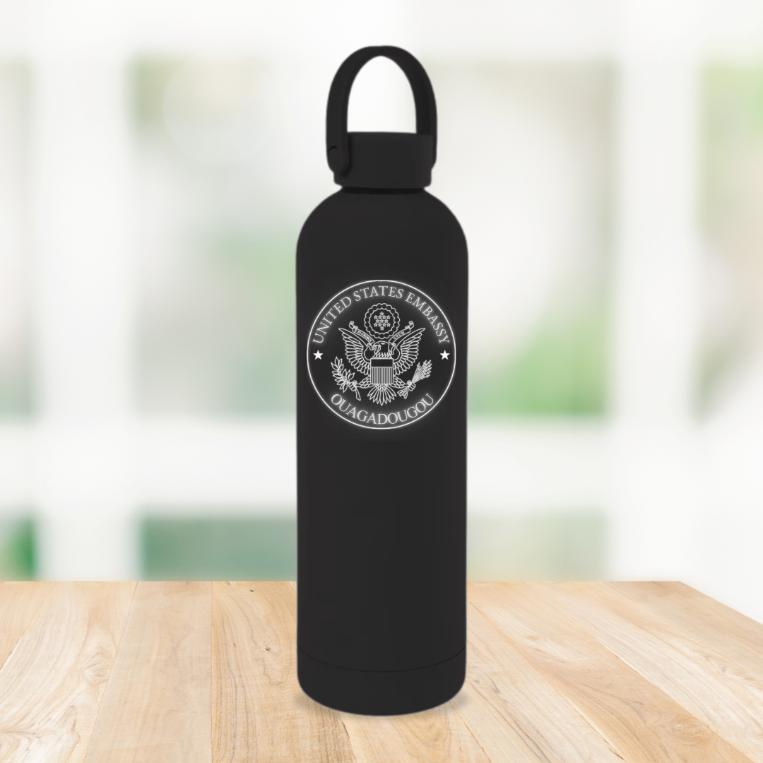 Laser Engraved Water Bottle