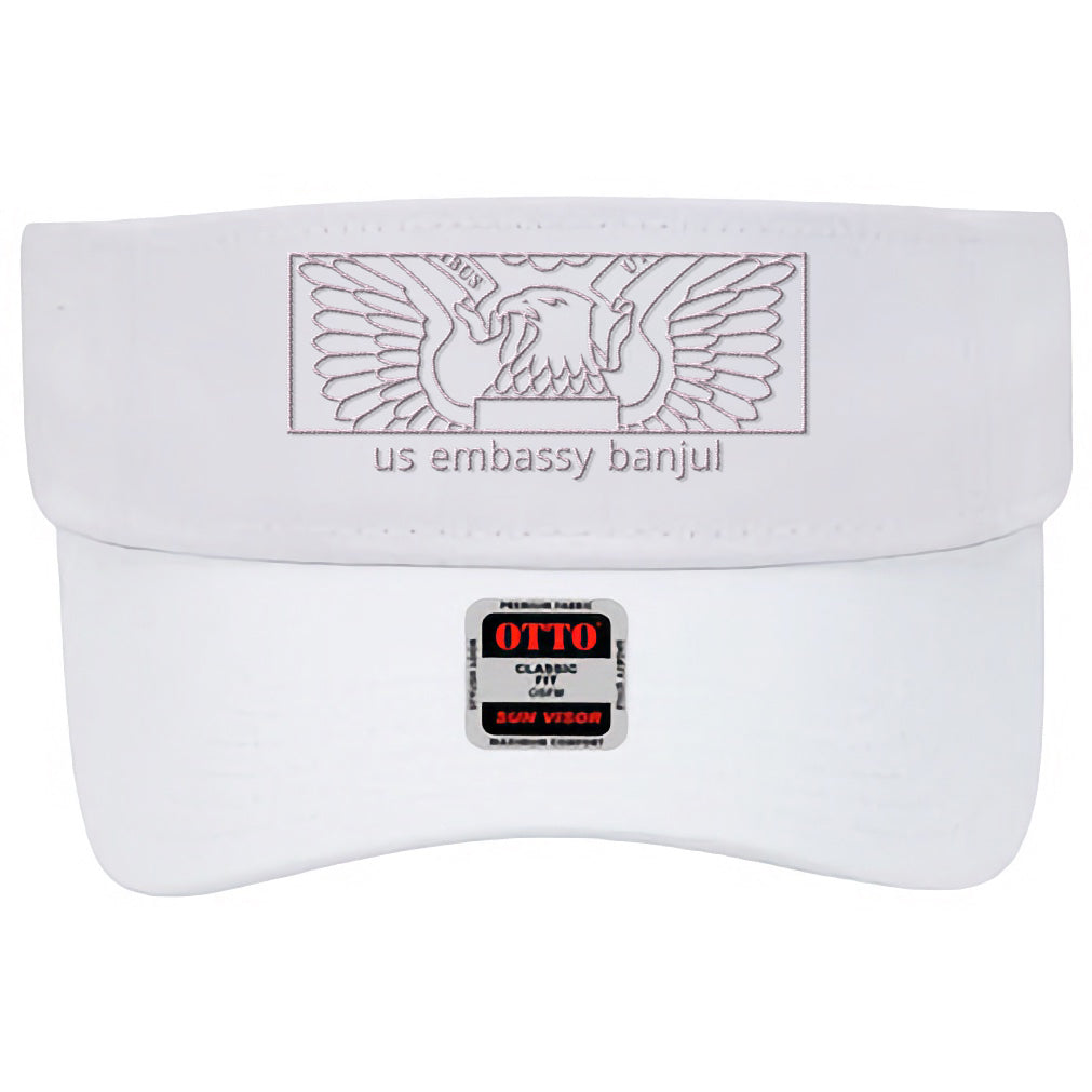 Modern Embroidered Visor: Banjul