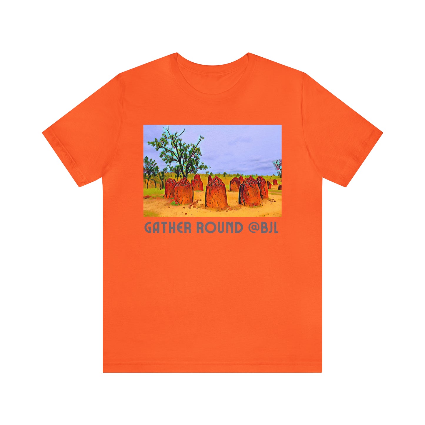 Comfy Short Sleeve Fun T-Shirt: Banjul