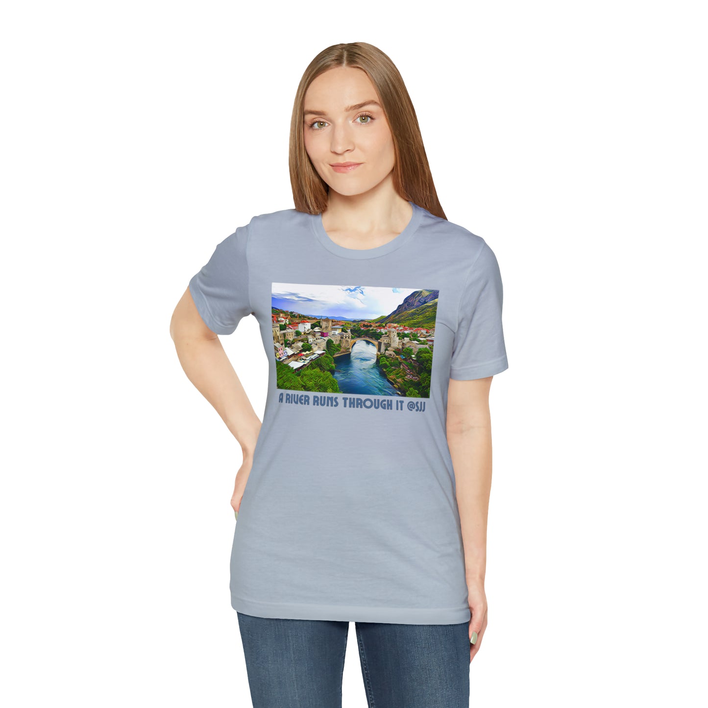 Light and Comfy Short Sleeve T-Shirt: Sarajevo