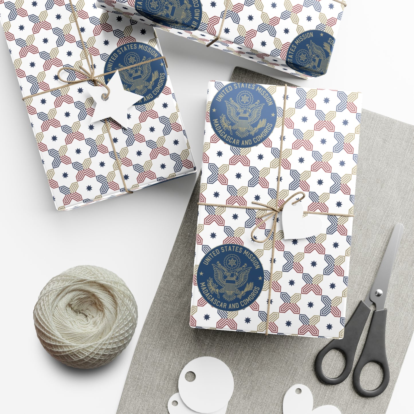 Geometric Gift Wrap Paper: Madagascar