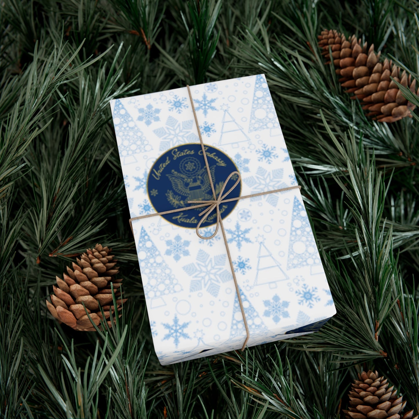 Holiday Gift Wrapping Paper: Kuala Lumpur