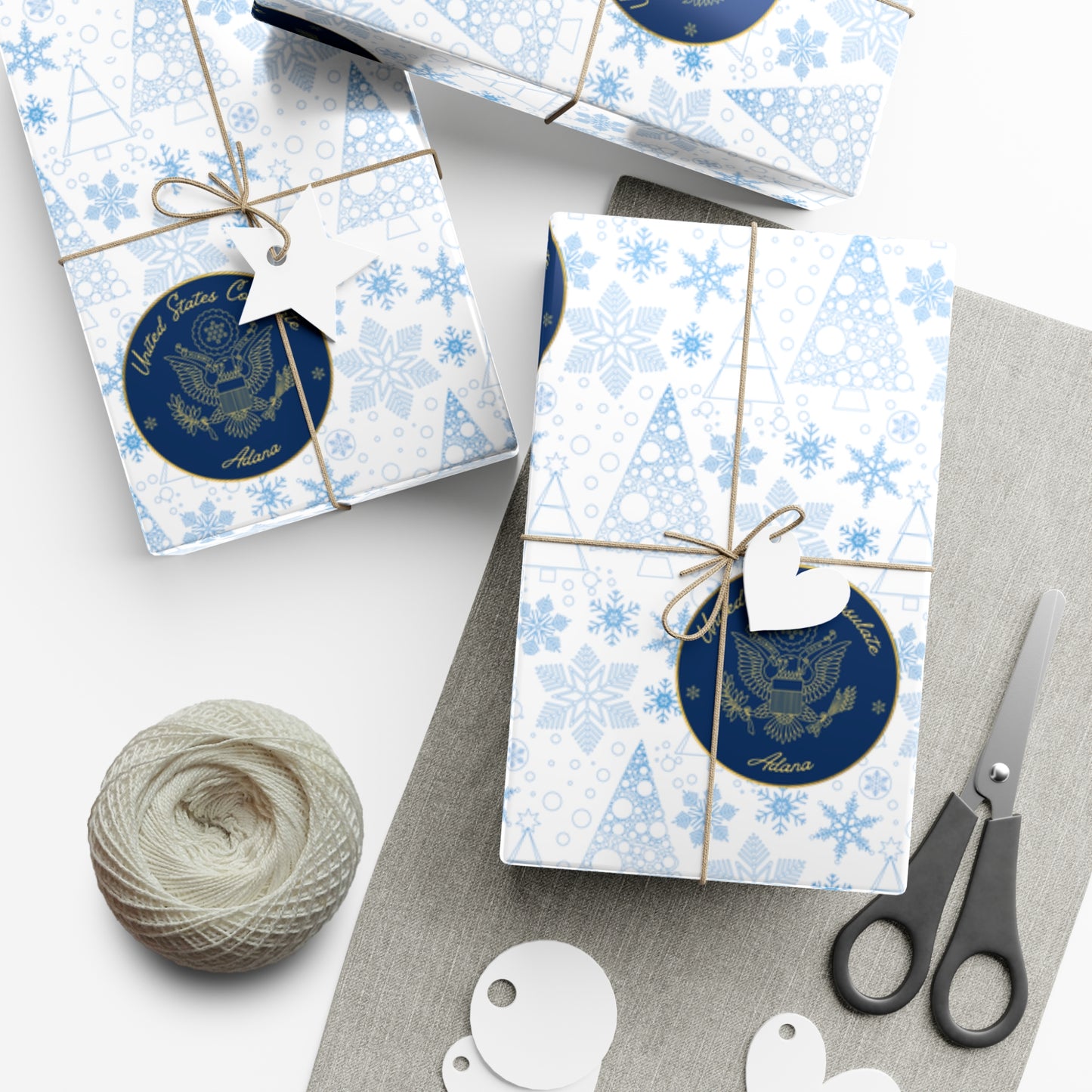 Holiday Gift Wrapping Paper: Adana