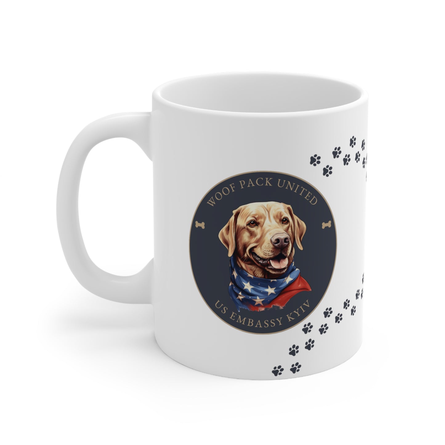 Woof Pack, Retriever Mug: Kyiv