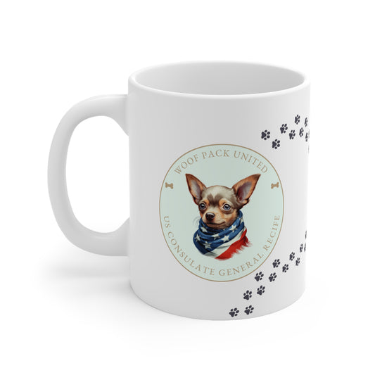 Woof Pack, Chihuahua Mug: Recife