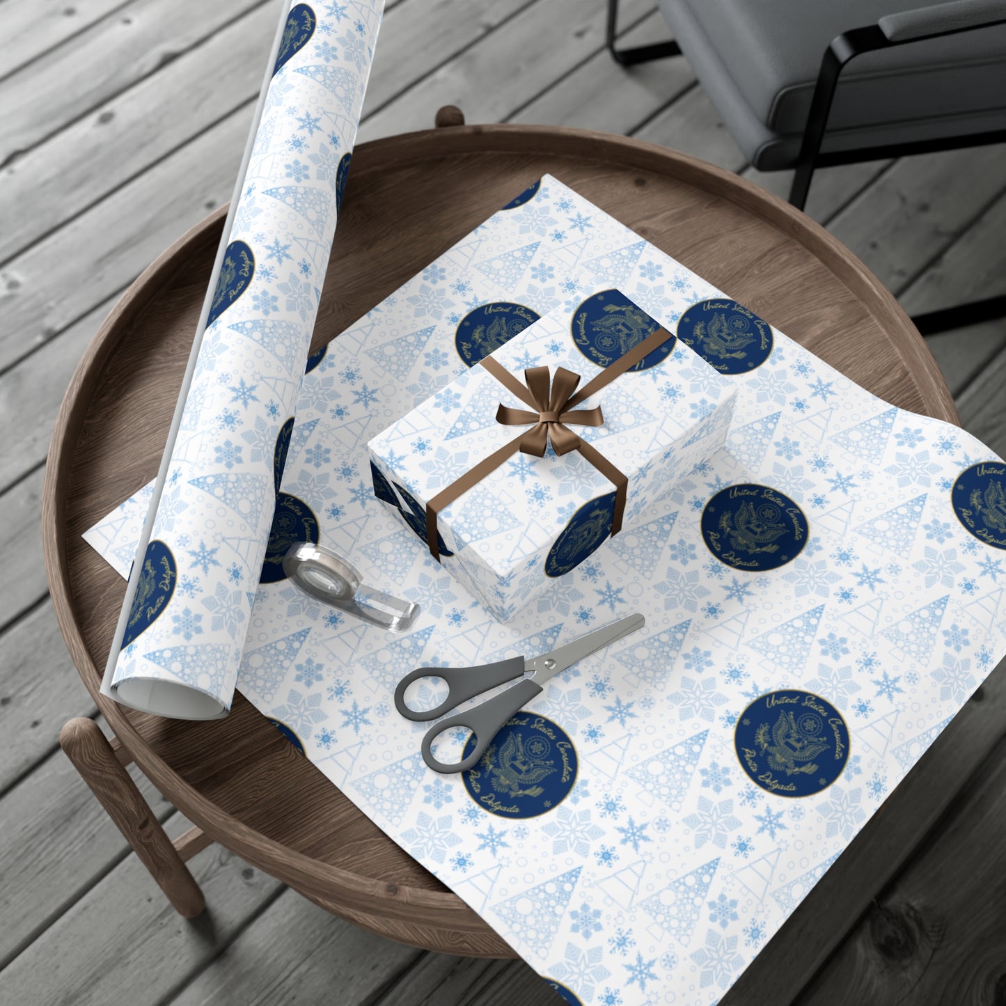 Holiday Gift Wrapping Paper: Ponta Delgada