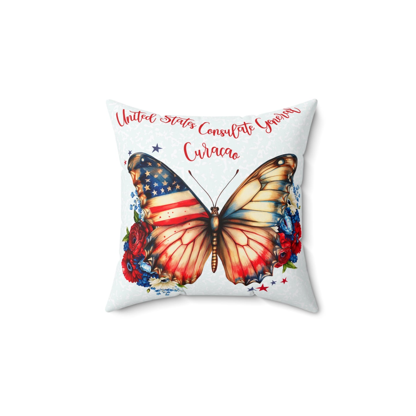 Butterfly Pillow: Curacao