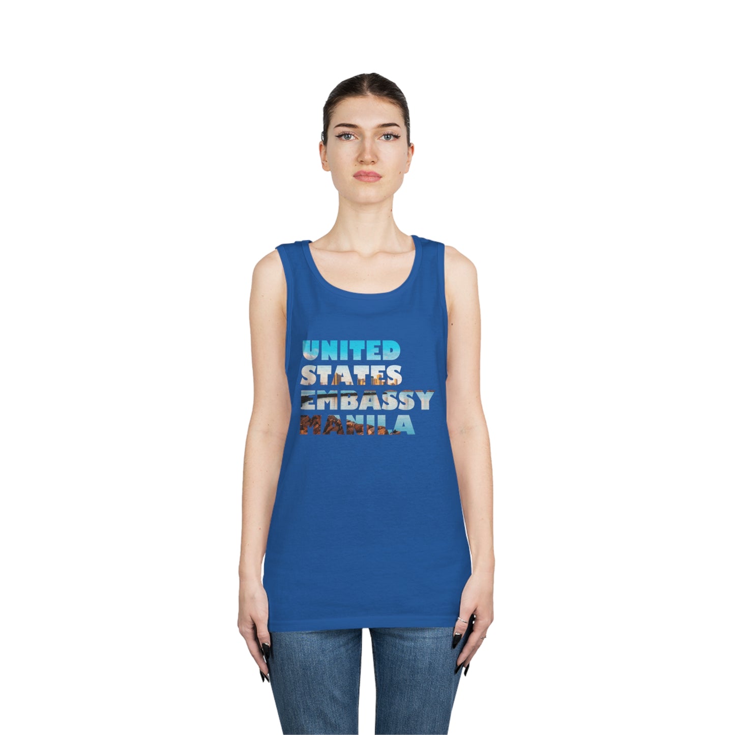 Read the Lines Tank Top: Manila