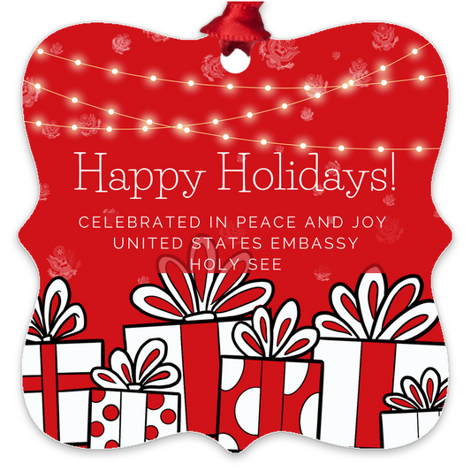 Keepsake Metal Ornament from Holy See