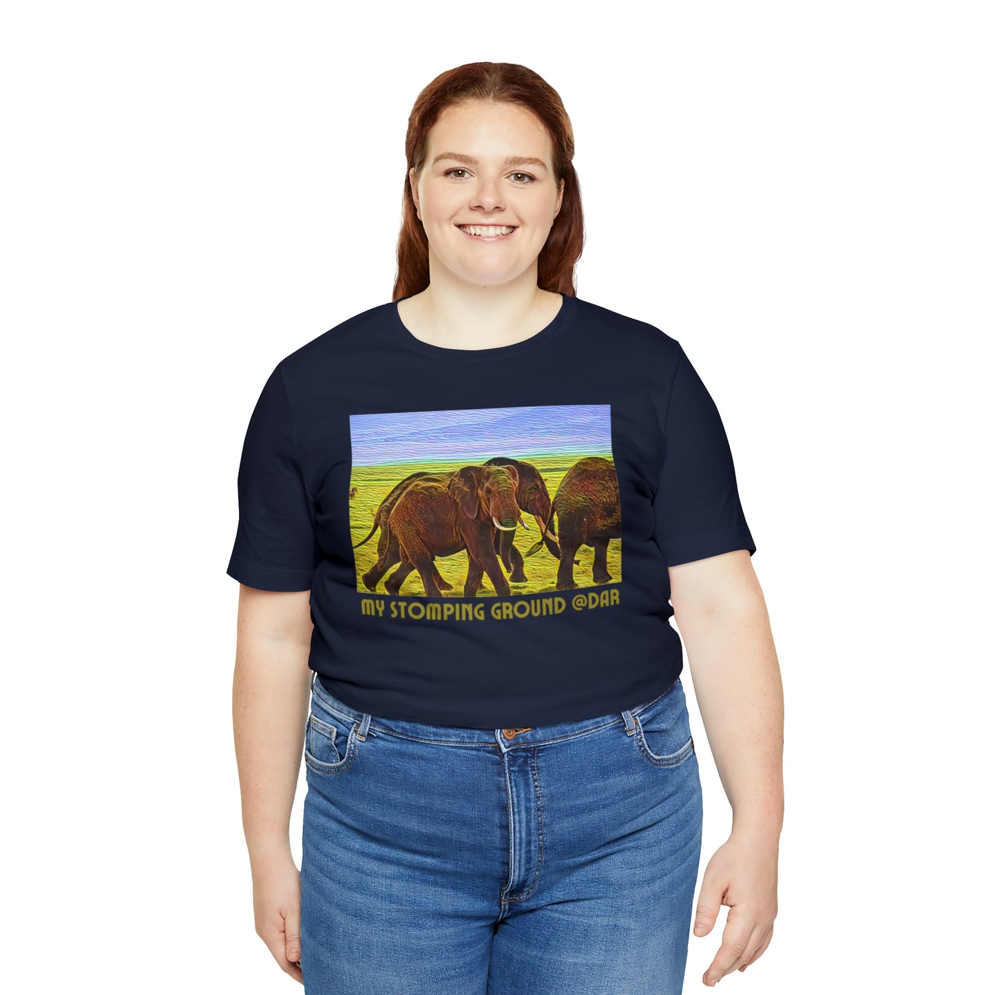 Comfy Short Sleeve Fun T-Shirt: Dar es Salaam