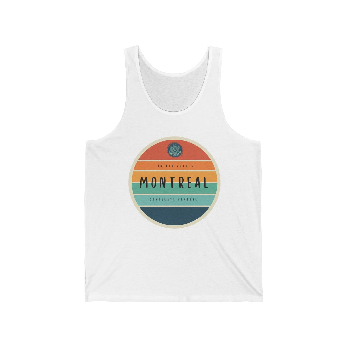 Setting Sun Tank Top: Montreal