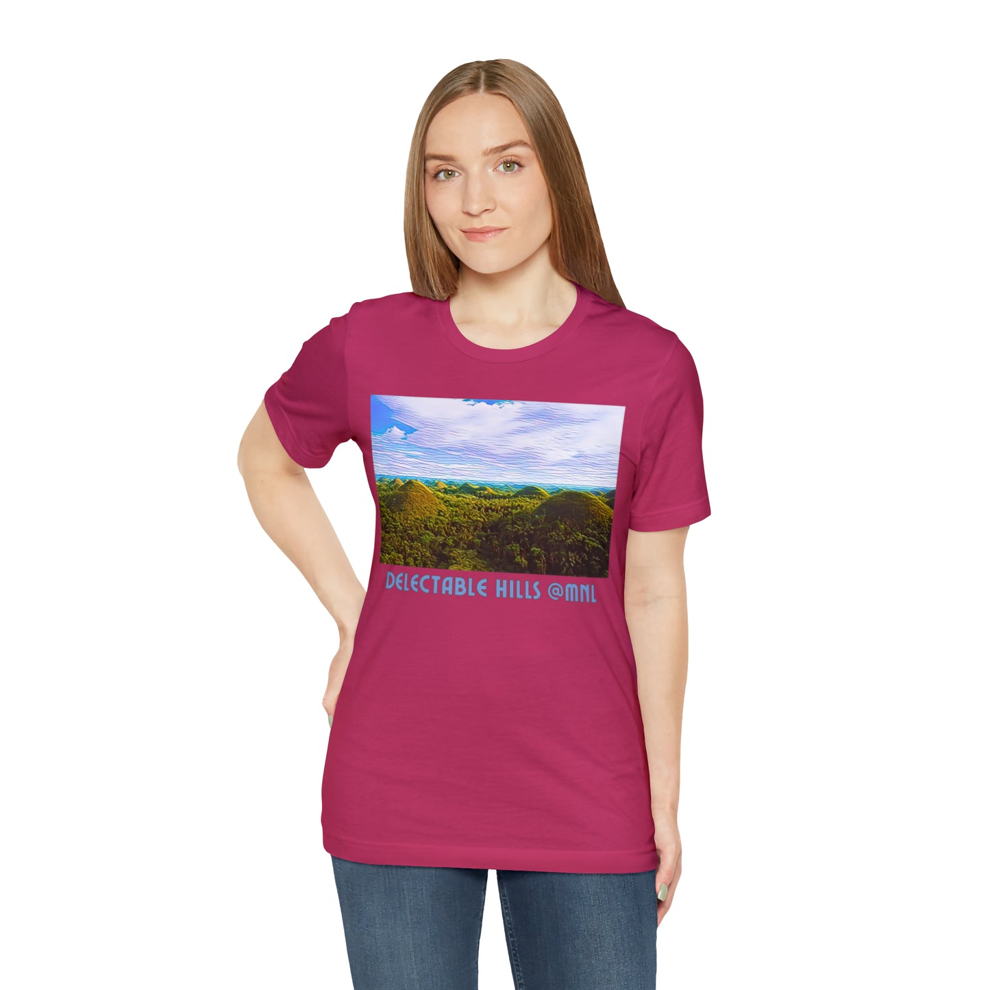 Comfy Short Sleeve Fun T-Shirt: Manila