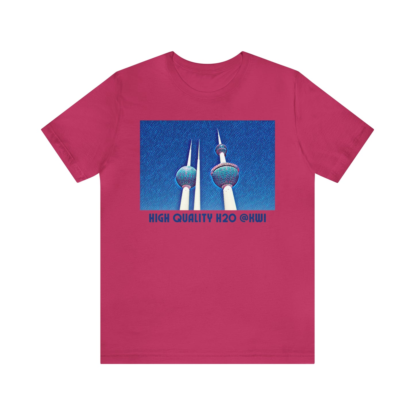 Comfy Short Sleeve Fun T-Shirt: Kuwait City