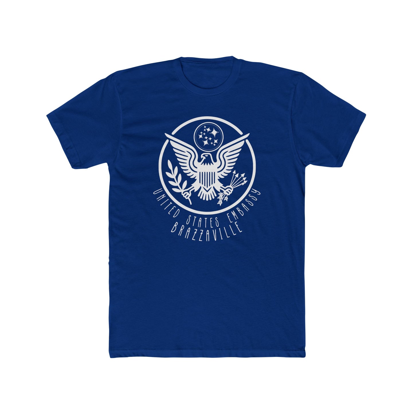 New Art Deco Cotton Crew Tee: Brazzaville