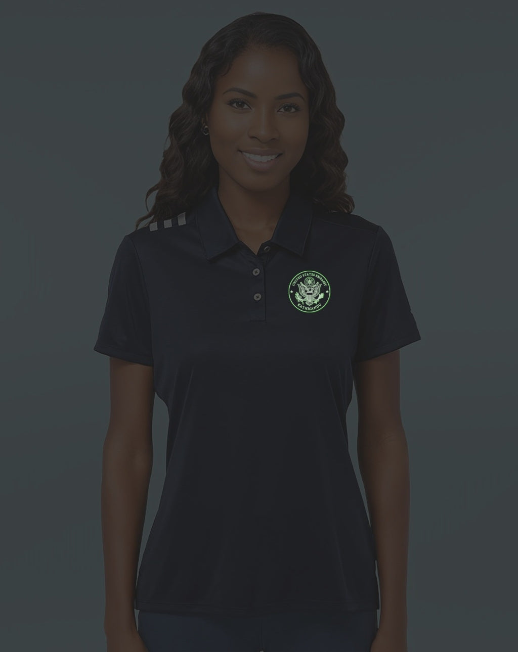 Women's SUPER SPECIAL Embroidered Adidas® Polo: Kathmandu