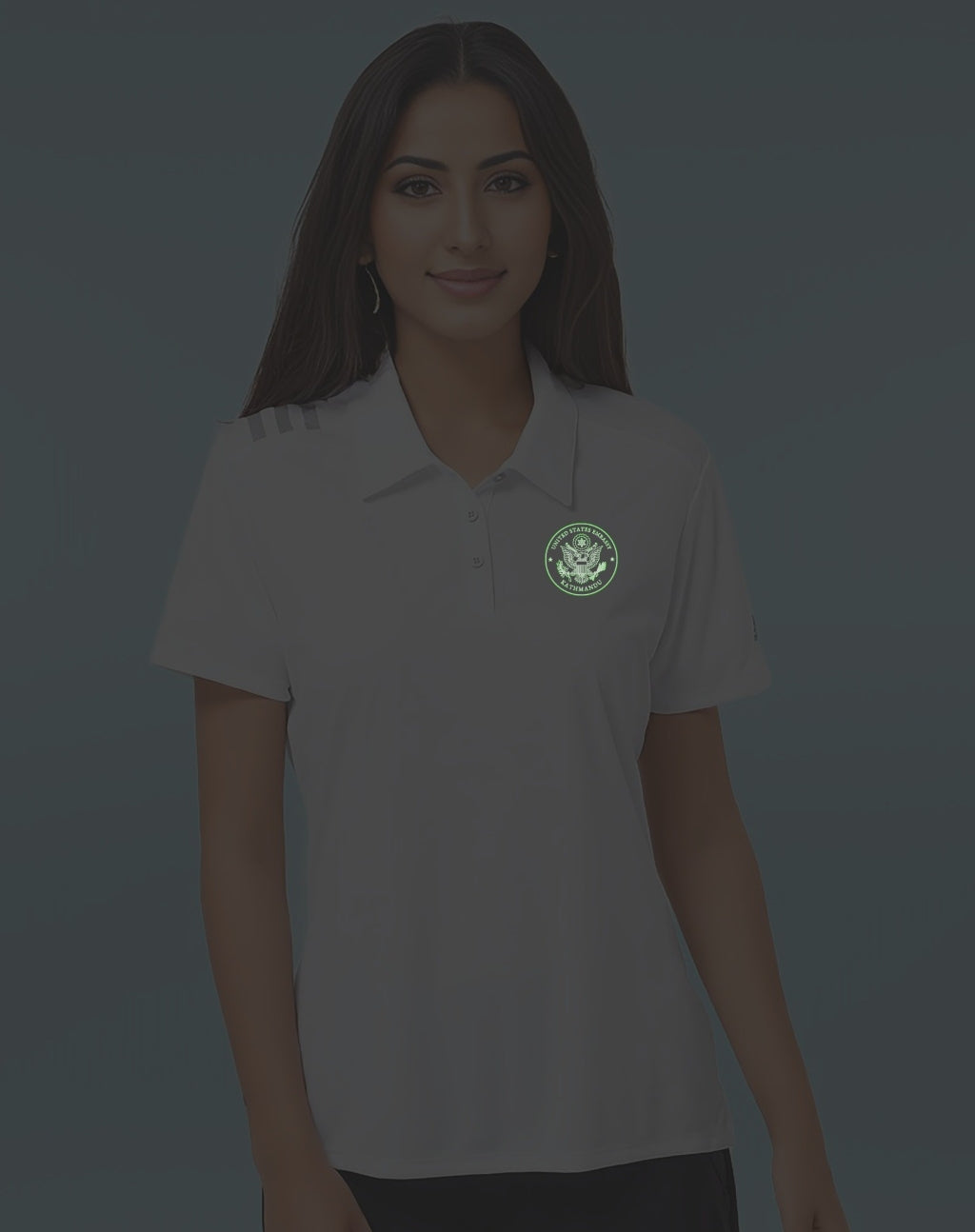 Women's SUPER SPECIAL Embroidered Adidas® Polo: Kathmandu