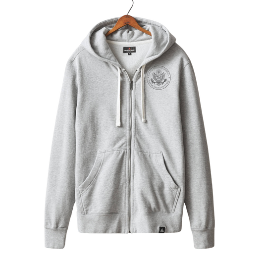 American Giant Full Zip Hoodie, Embroidered: Global