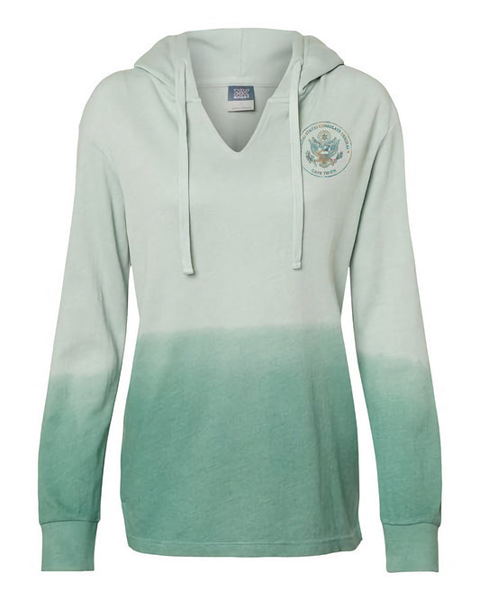 Women's French Terry Ombré Embroidered Hoodie: Cape Town