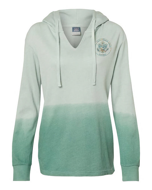 Women's Ombré Embroidered Hoodie: Hamburg