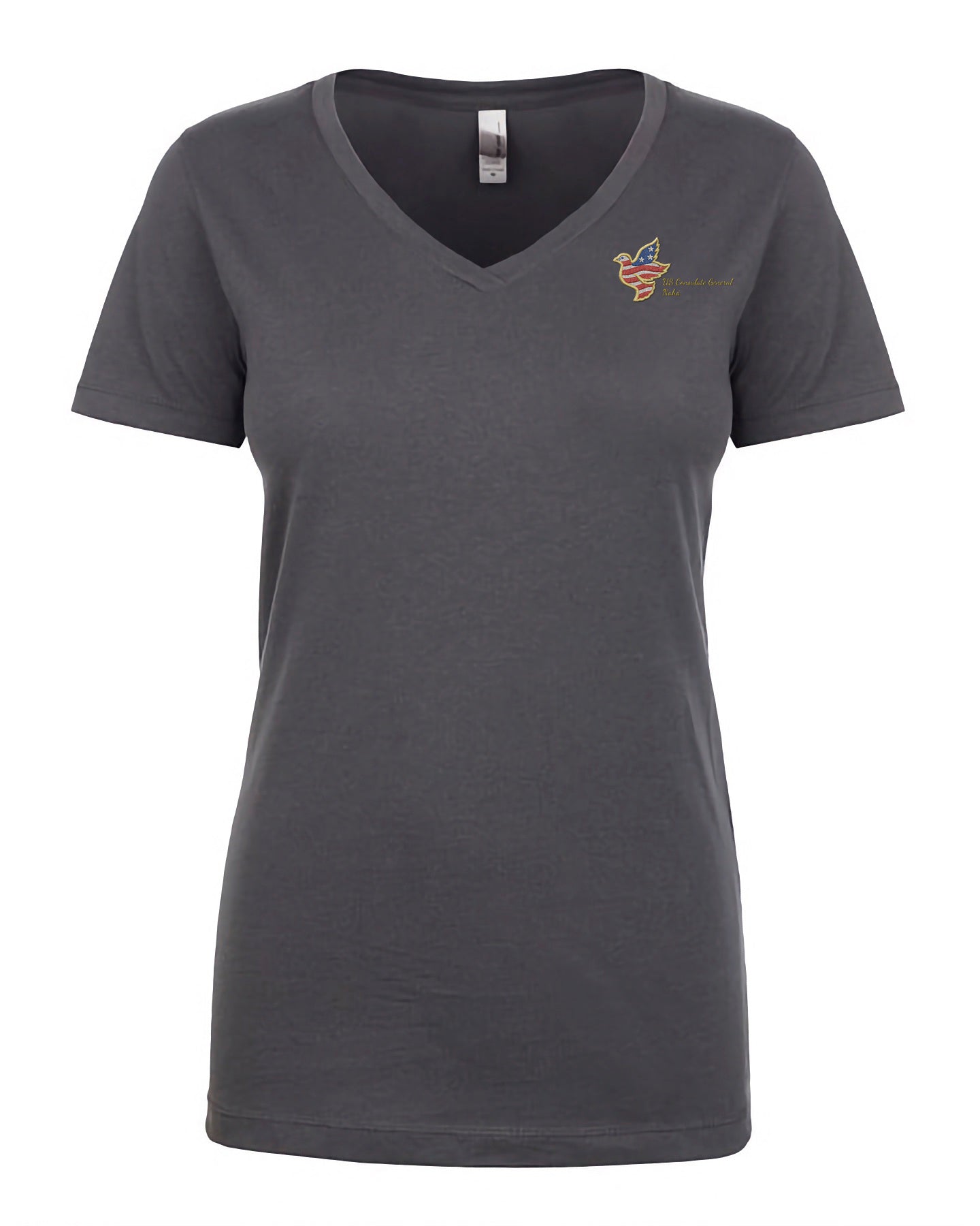 Women's Embroidered V-Neck Shirt: Naha