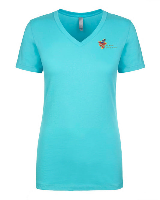 Women's Embroidered V-Neck Shirt: Spain and Andorra