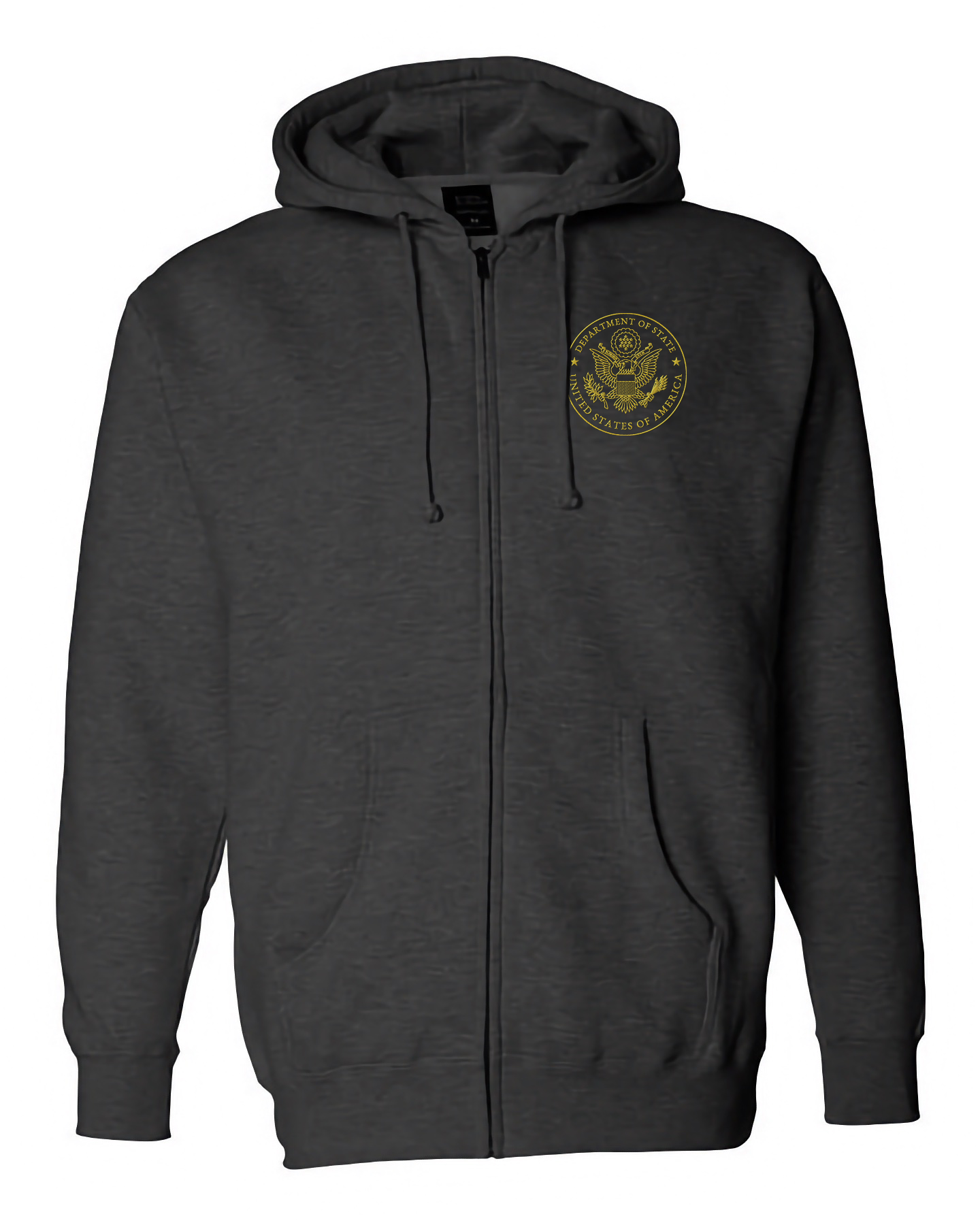 Independent Trading Company® Hoodie With Gold Embroidered Seal: Global