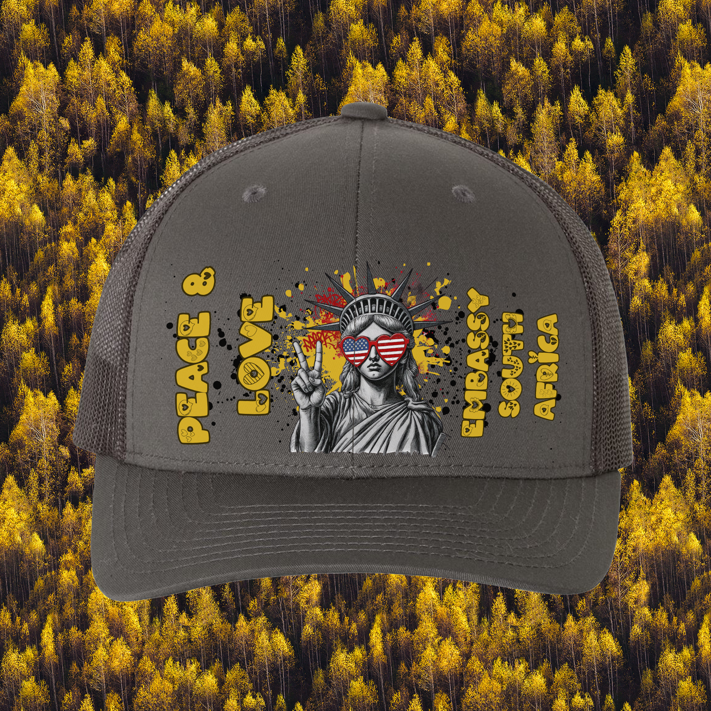 Liberty Retro Trucker Hat | Peace & Love: South Africa