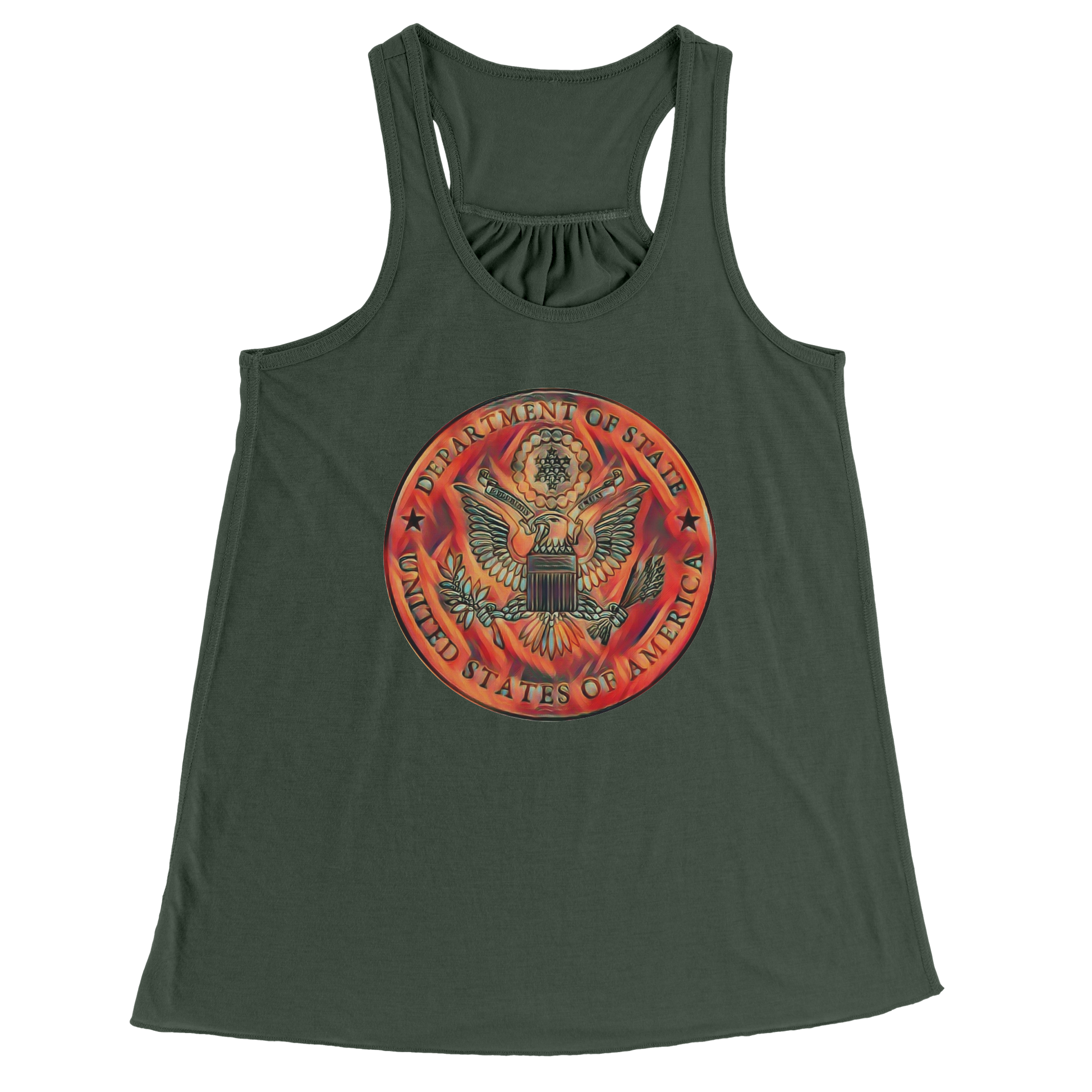 En_Fuego_Racerback_Tee_Global_Military_Green_Front_Mockup.png