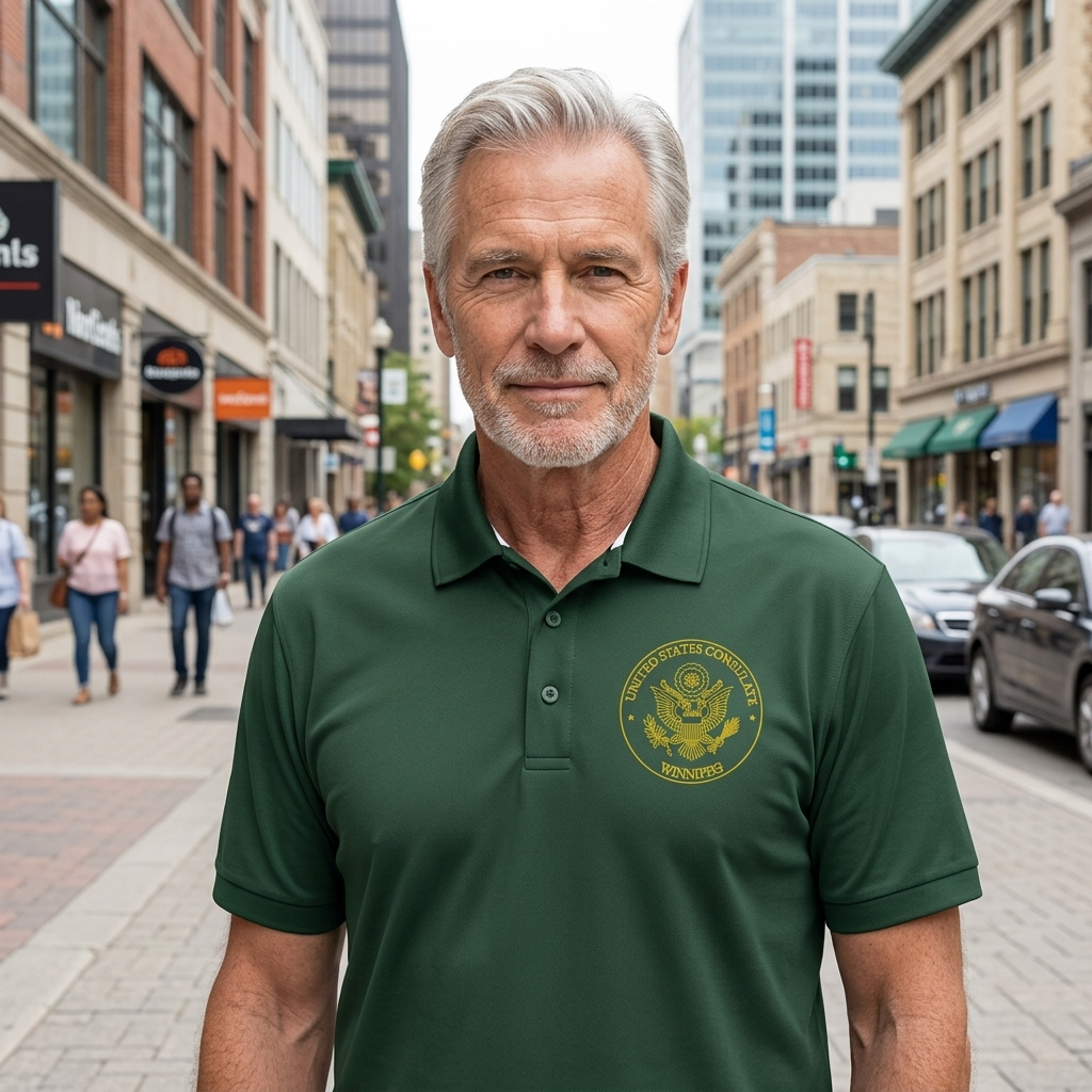 Men's Embroidered Adidas Polo