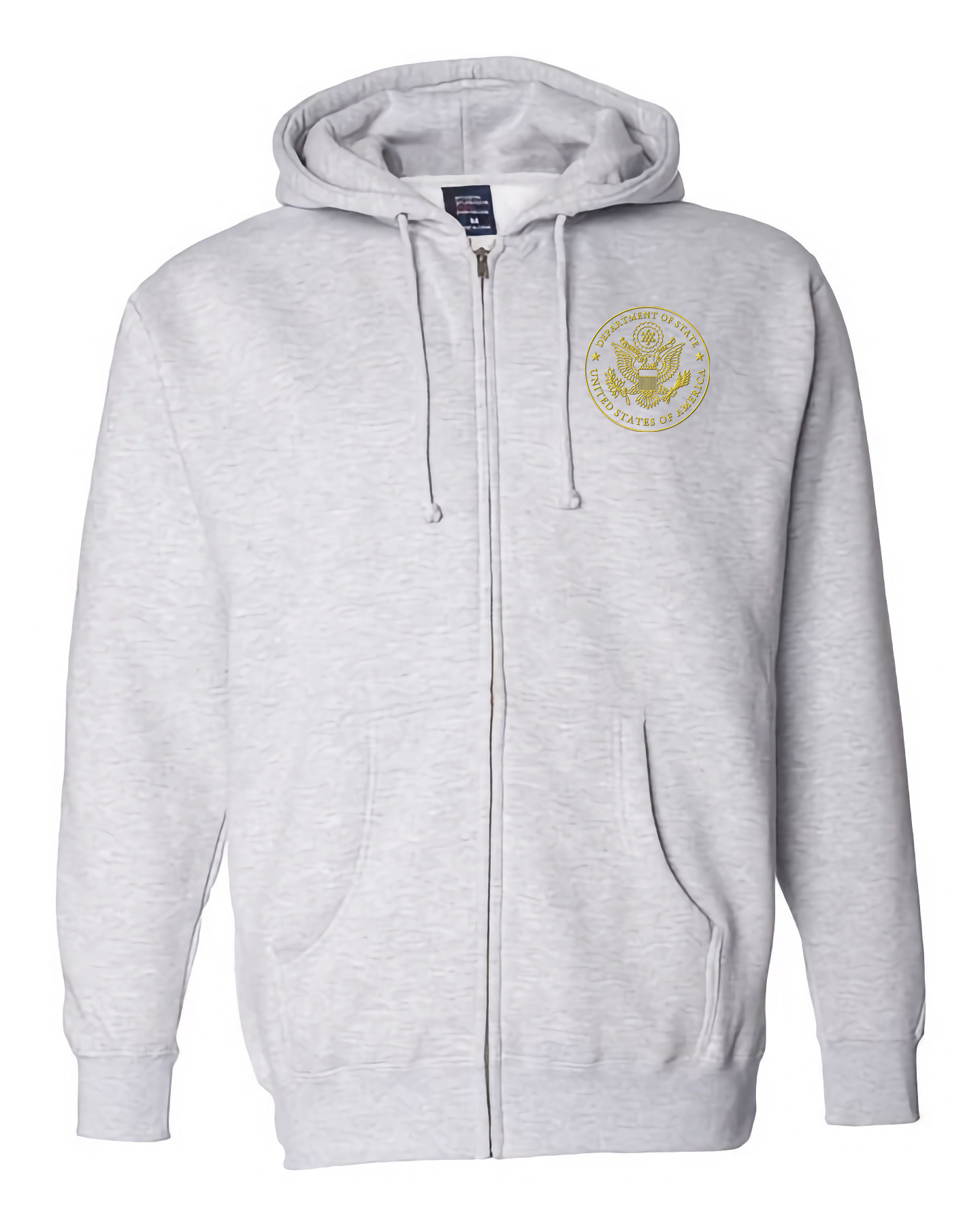 Independent Trading Company® Hoodie With Gold Embroidered Seal: Global