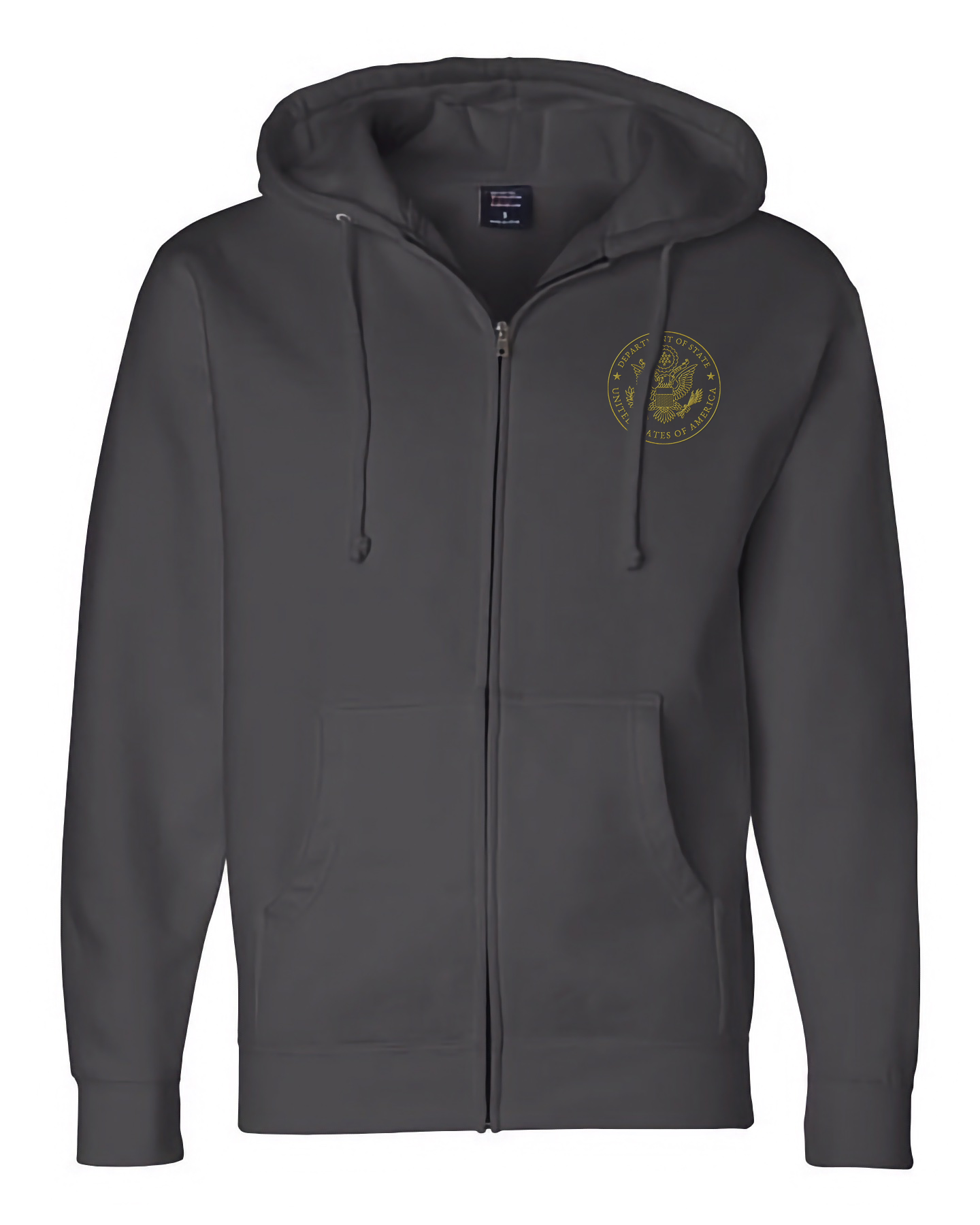 Independent Trading Company® Hoodie With Gold Embroidered Seal: Global