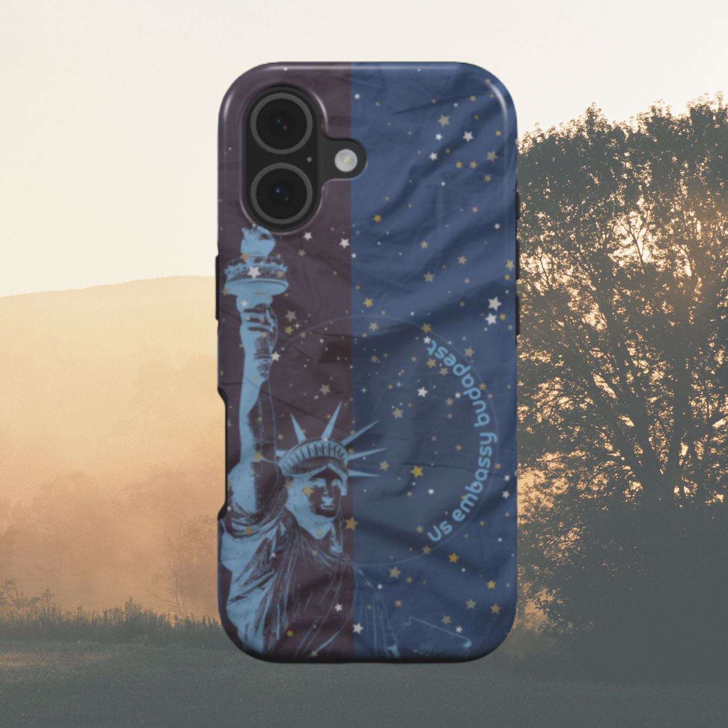 Lady Liberty Personalized Tough Phone Case: Global