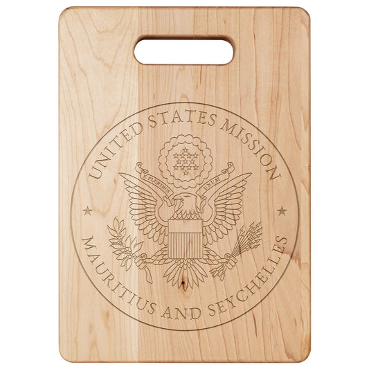 Made in the USA Cutting Board: Mauritius and Seychelles