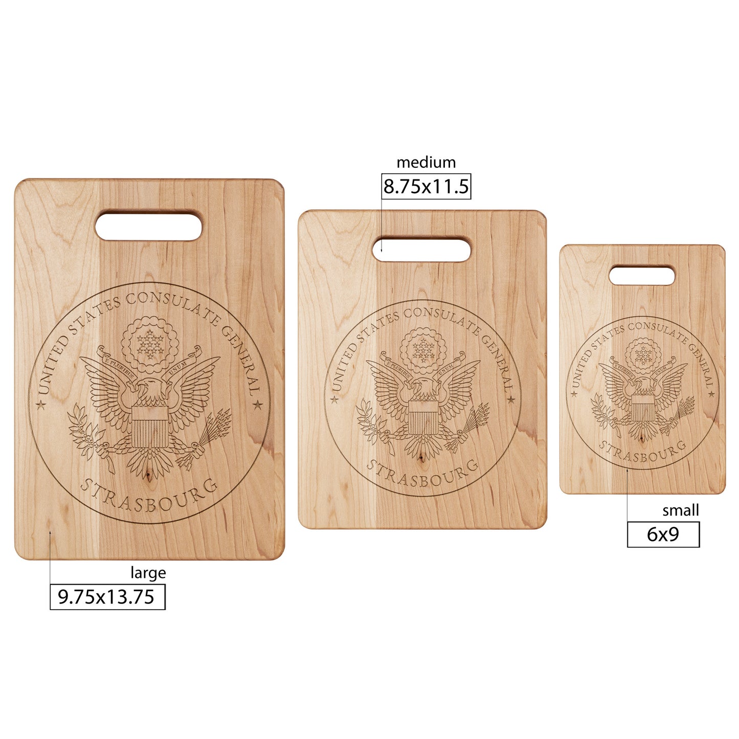 Made in the USA Cutting Board: Strasbourg