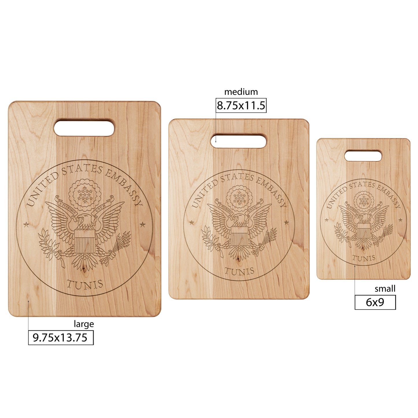 Made in the USA Cutting Board: Tunis