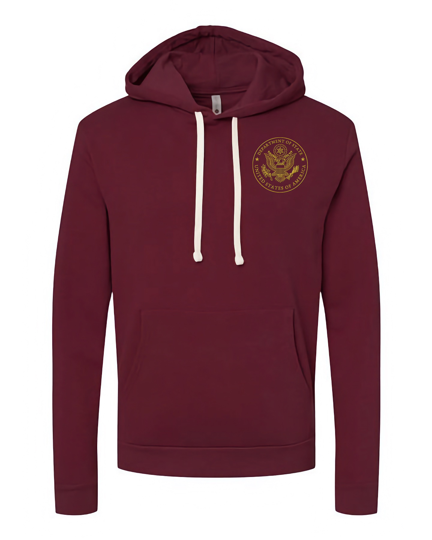 Next Level® Santa Cruz Hoodie With Gold Embroidered Seal: Global