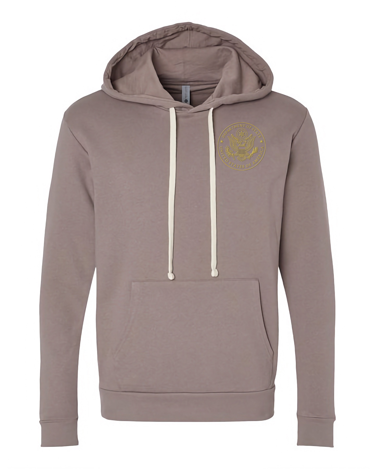 Next Level® Santa Cruz Hoodie With Gold Embroidered Seal: Global