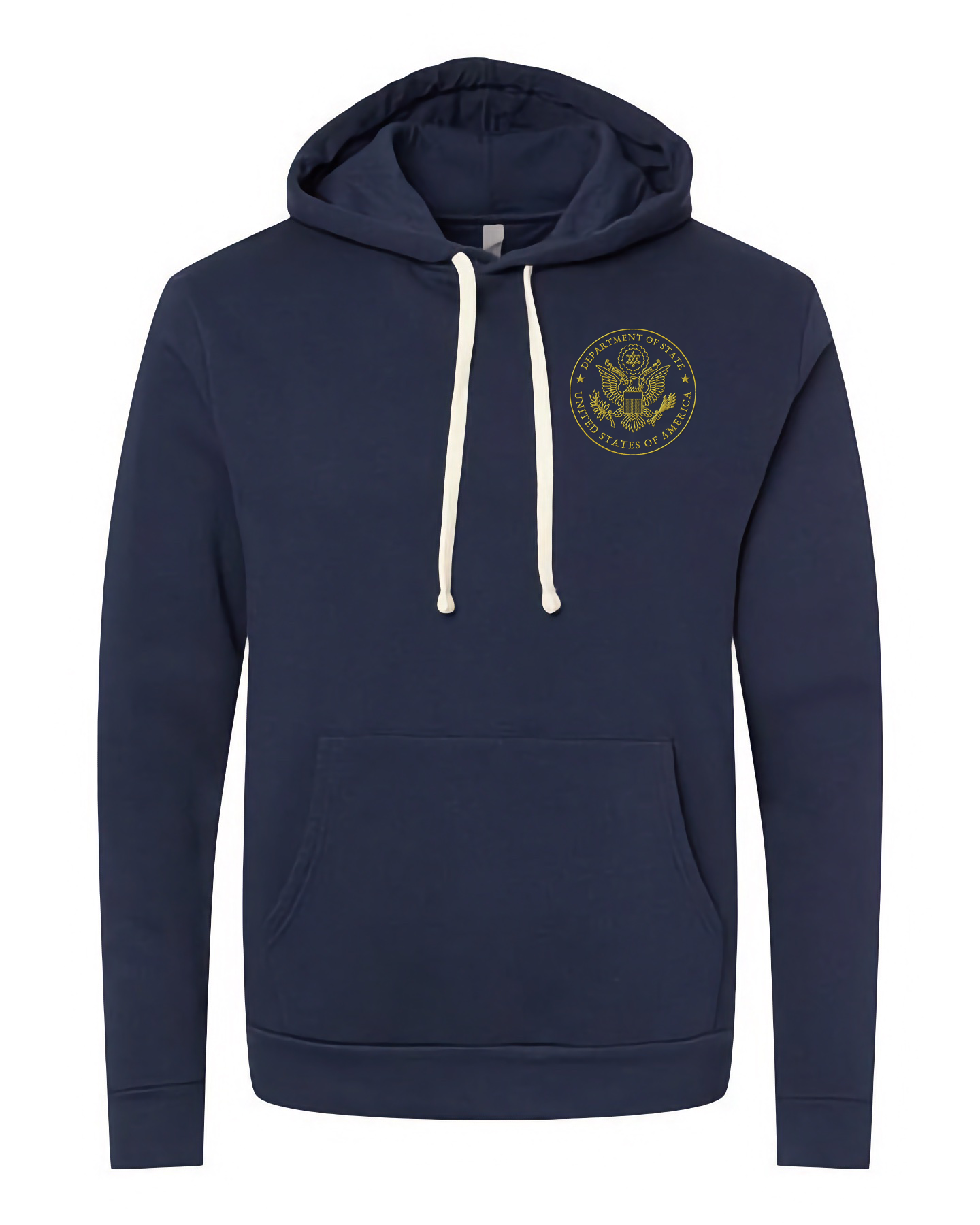 Next Level® Santa Cruz Hoodie With Gold Embroidered Seal: Global