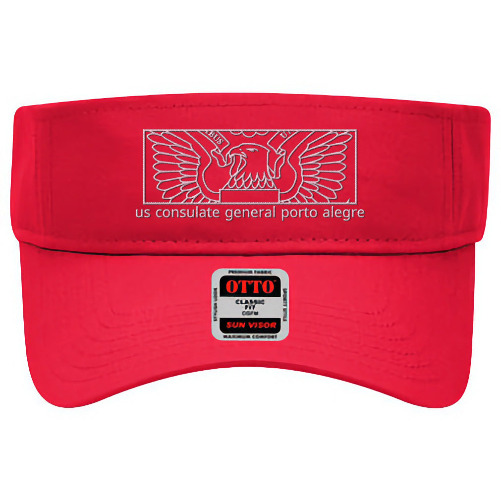 Modern Embroidered Visor: Porto Alegre