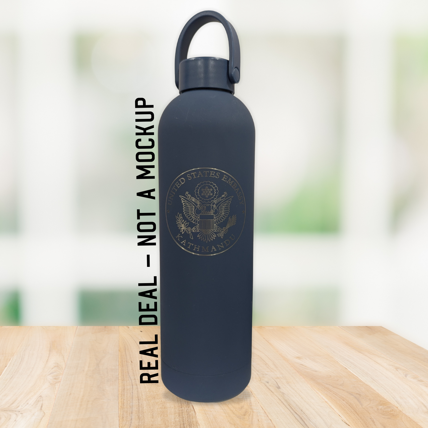 Laser Engraved Water Bottle