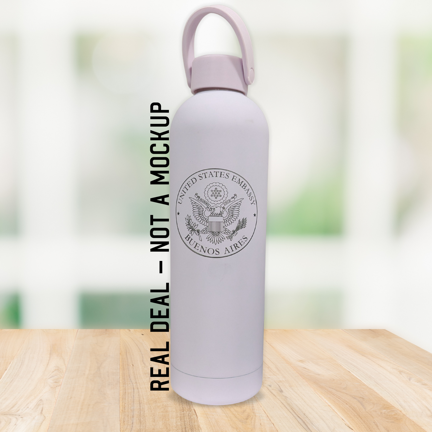 Laser Engraved Water Bottle
