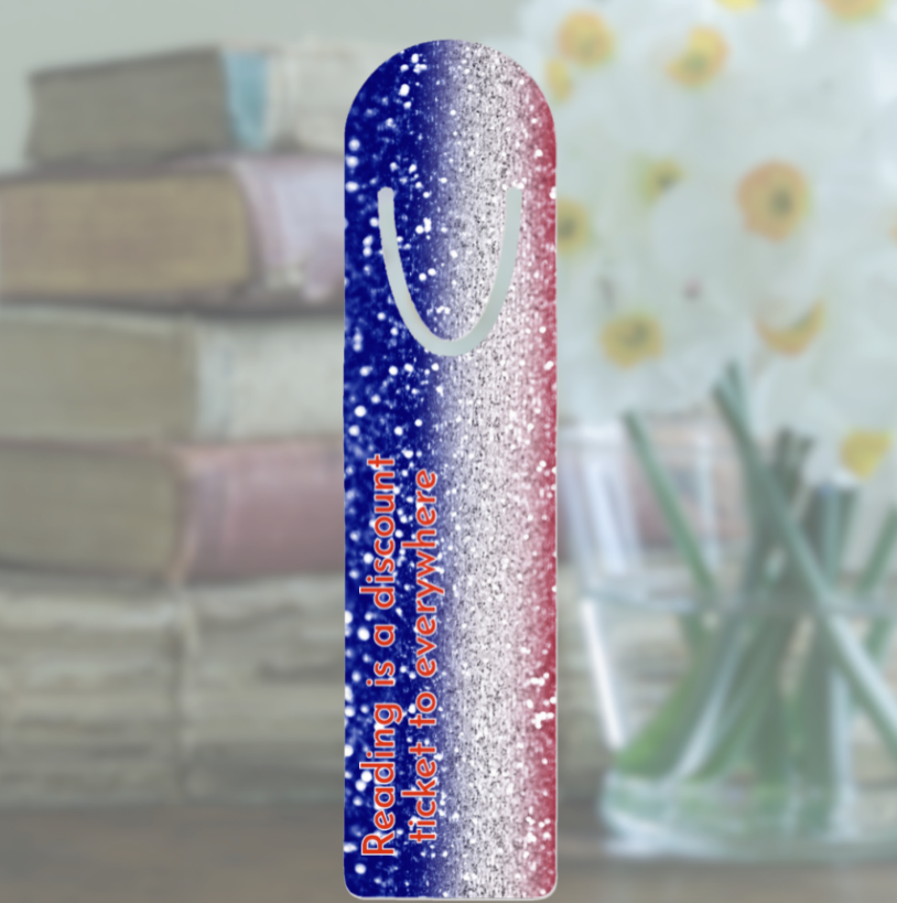 Personalized Keepsake Aluminum Bookmark: Global