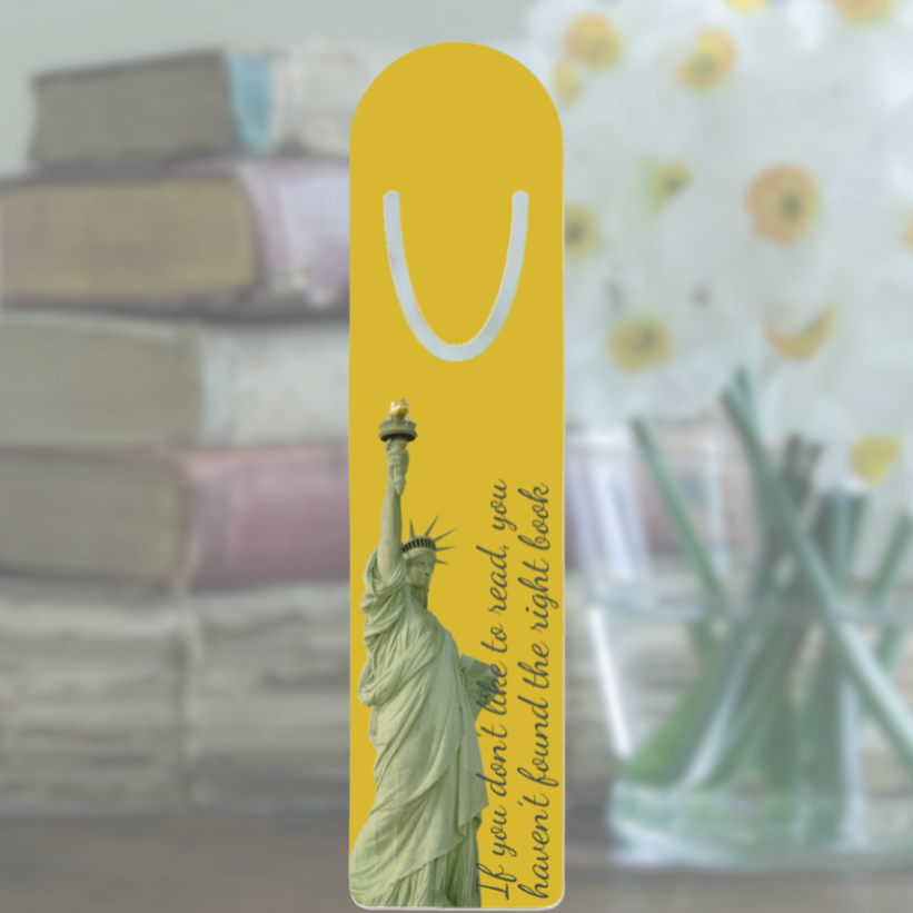 Personalized Keepsake Aluminum Bookmark: Global