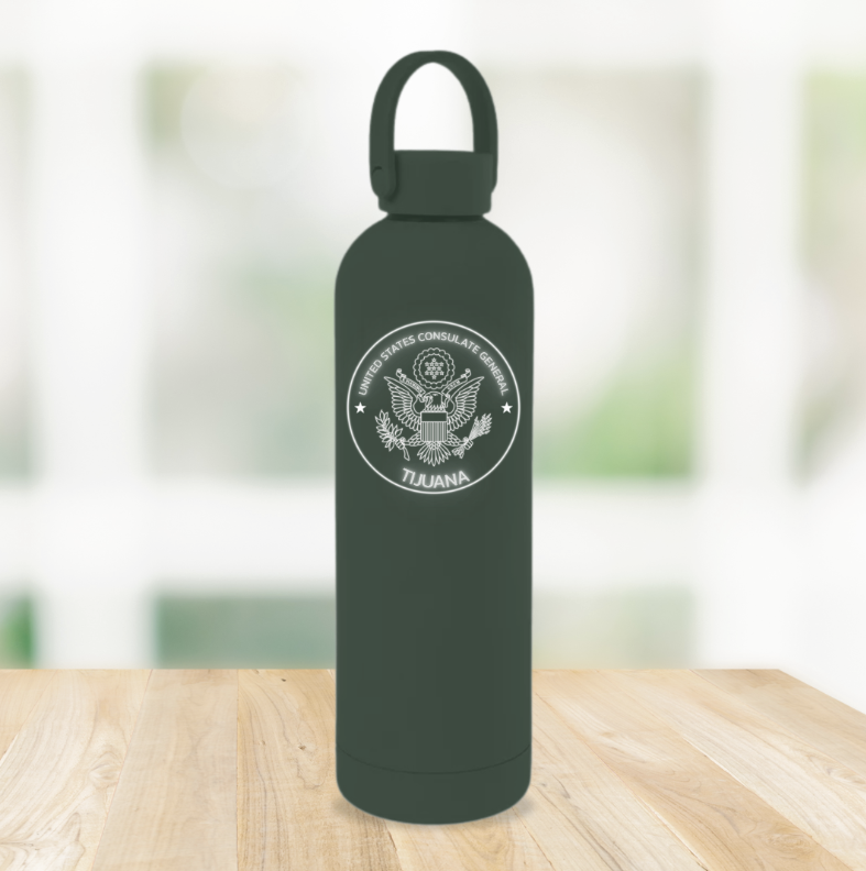 Laser Engraved Water Bottle