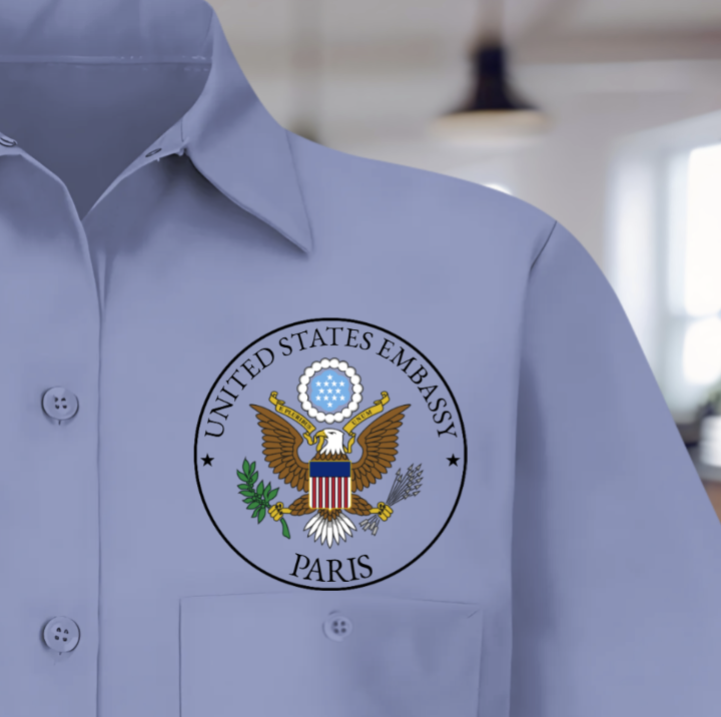 Women's Short Sleeve Uniform Shirt, Classic Post Seal: Global