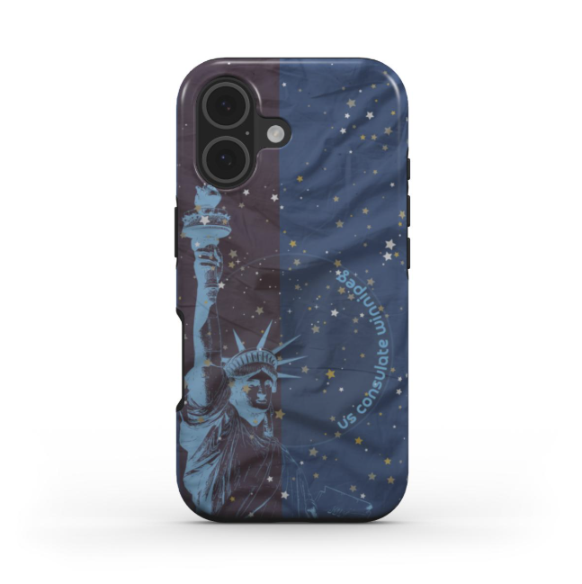 Lady Liberty Personalized Tough Phone Case: Global