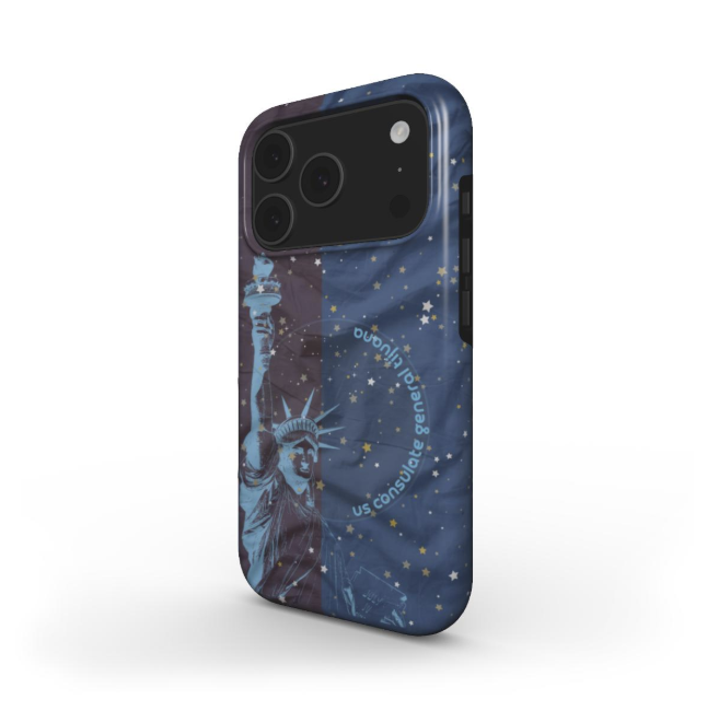 Lady Liberty Personalized Tough Phone Case: Global