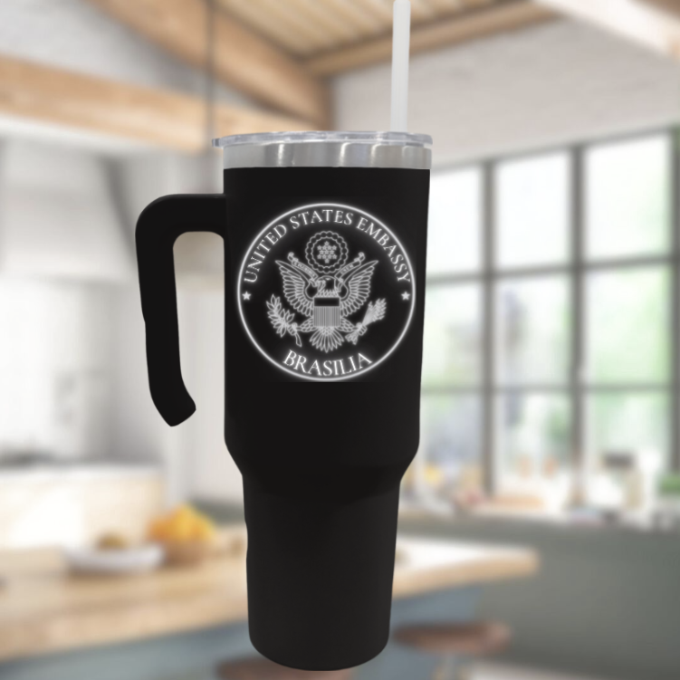 Large Tumbler, Laser Engraved on Two Sides